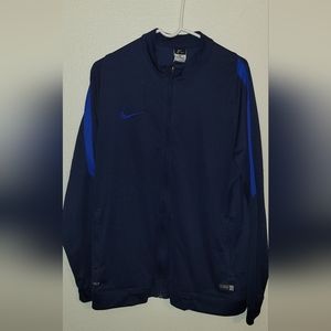 Men's blue XL Nike athletic jacket
